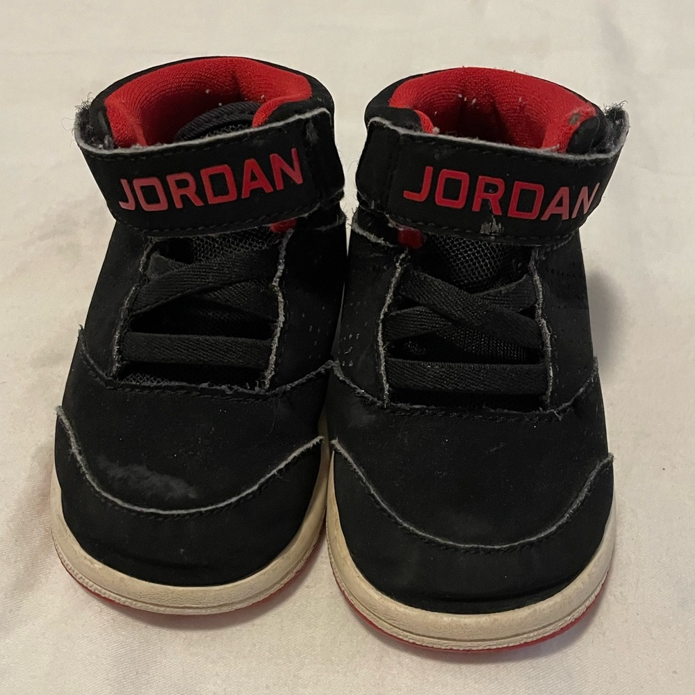 Nike Air Jordan’s 23 Black and Red High Top Sneaker Basketball Toddler Infant 4